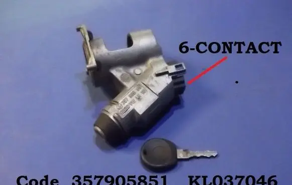 Volkswagen PASSAT B3 Ignition lock 357905851 KL037046