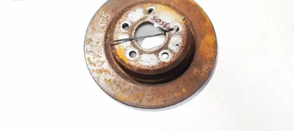 Volvo S40 Rear brake disc neventiliuojamas