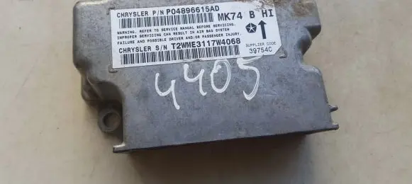 Jeep Patriot Airbag control unit/module p04896615ad mk74bhi