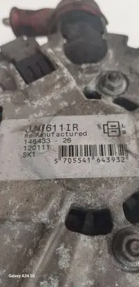 Nissan Almera N16 Generator/alternator JA1611IR