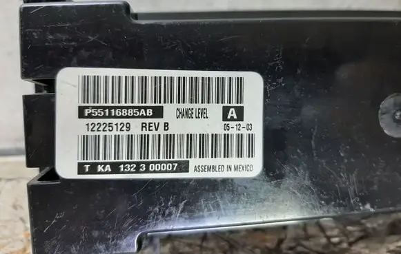 Jeep Grand Cherokee (WJ) Climate control unit P55116885AB