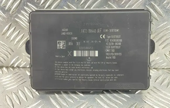 Jaguar XE Keyless (KESSY) go control unit/module FK7219H440AF