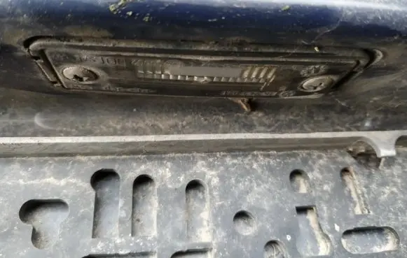 Volkswagen Golf IV Number plate light