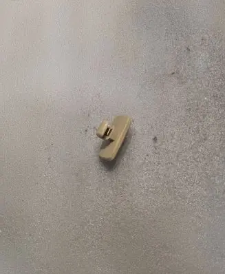 Sun visor clip/hook/bracket
