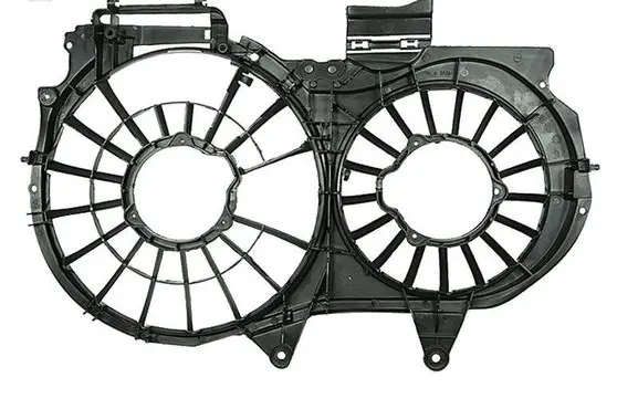 Seat Exeo (3R) Radiator cooling fan shroud 8E0121205AK 8E0121205AB 8E0121207F