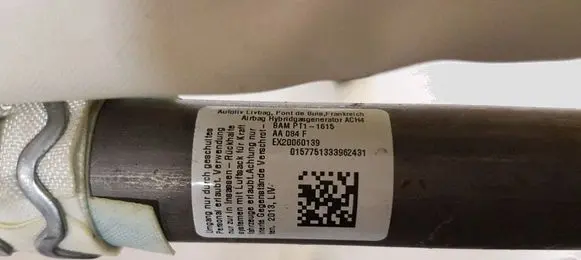 BMW 3 F30 F35 F31 Roof airbag 722104512 618344100