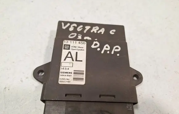 Opel Vectra C Door central lock control unit/module 5WK46001 13111456