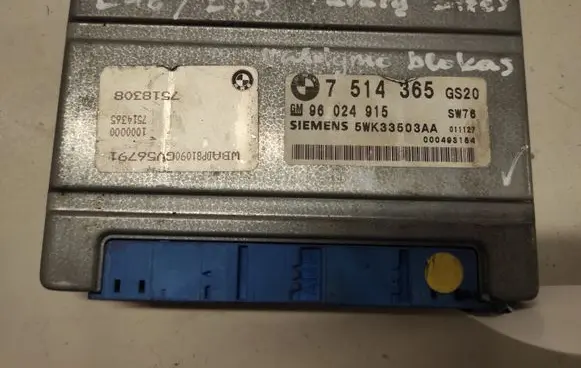 BMW 5 E39 Gearbox control unit/module 5WK33503AA 96024915 7514365