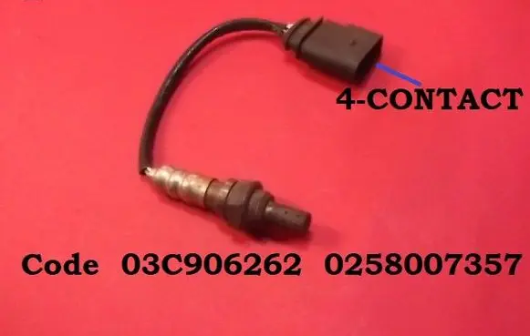 Skoda Octavia Mk2 (1Z) Lambda probe sensor 03C906262 0258007357