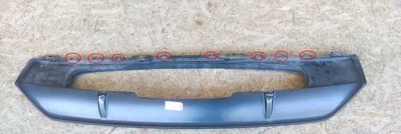 Audi Q8 Rear bumper lower part trim 4M8807941F M815