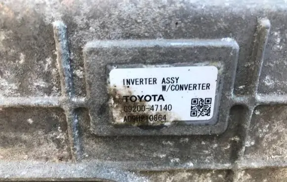 Toyota Prius (XW20) Voltage converter inverter G920047140 A09H210864