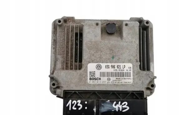 Seat Altea XL Engine ECU kit and lock set 0281013283