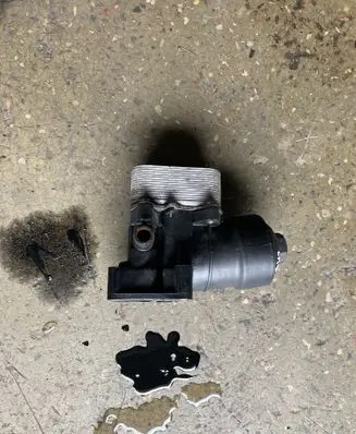 Volkswagen PASSAT B7 Engine oil radiator 