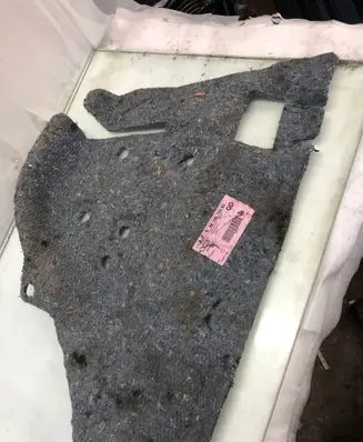 Mercedes-Benz EQA Sound insulation of firewall 9812672580