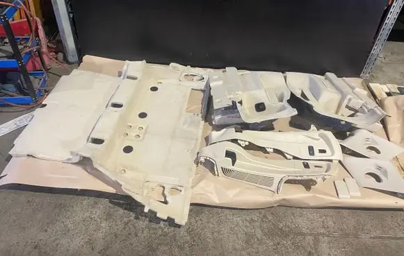 BMW 2 F46 Trunk/boot floor carpet liner 7372259 7327009 20158510