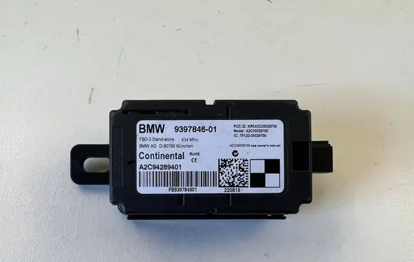 BMW 4 F32 F33 Antenna control unit 9397846 A2C94289401