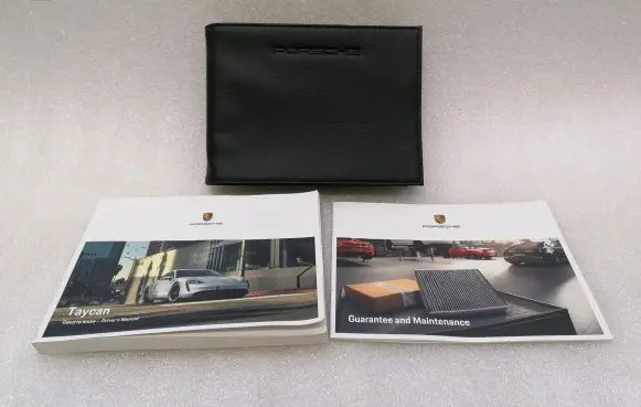 Porsche Taycan 9J1 Owners service history hand book 