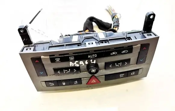 Peugeot 407 Climate control unit 96573322yw 96466840xt
