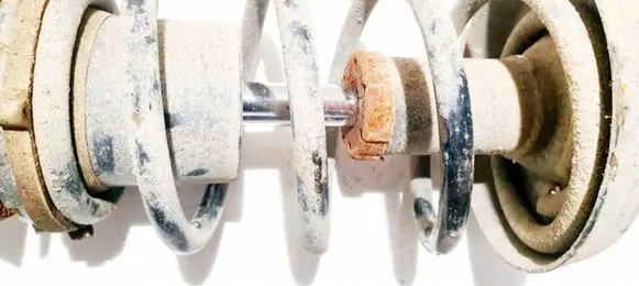 Front coil spring
