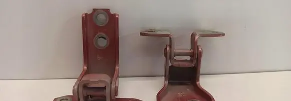 Front door hinge set