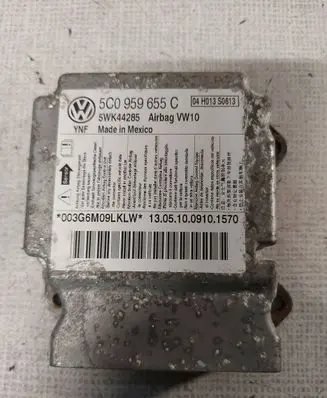 Volkswagen Golf VI Airbag control unit/module 5C0959655C 5WK44285 04H013S0613