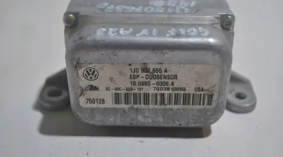 Volkswagen Golf IV ESP acceleration yaw rate sensor 1J0907655A