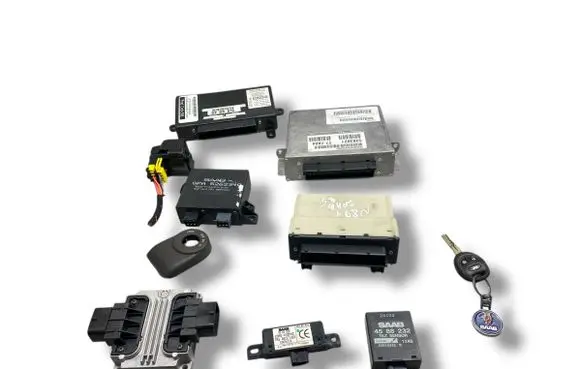 Saab 9-5 Engine ECU kit and lock set 5380076 09378729 401910662