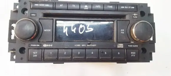 Jeep Patriot Radio/CD/DVD/GPS head unit p05064363ab t00am2067c1253