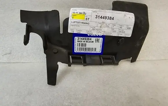Volvo S60 Intercooler air guide/duct channel 31449384