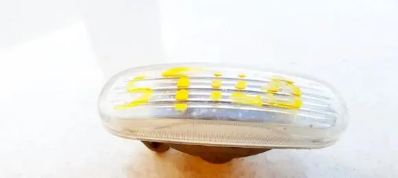 Front fender indicator light