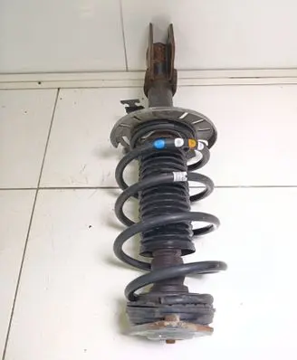Front shock absorber with coil spring