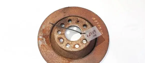 Audi A6 S6 C6 4F Rear brake disc neventiliuojamas