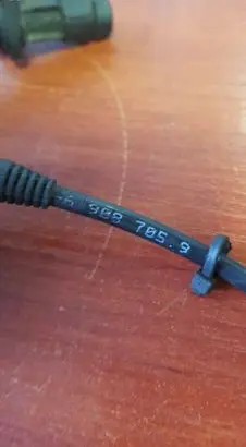 BMW 6 E63 E64 ABS brake wheel speed sensor 6908705
