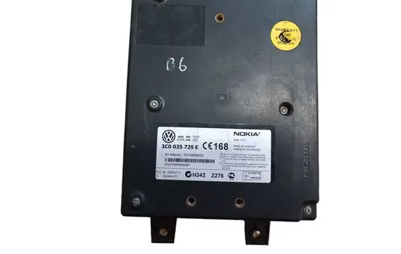 Volkswagen PASSAT B6 Bluetooth control unit module 3C0035729B 001008E8A50C 052759093684387