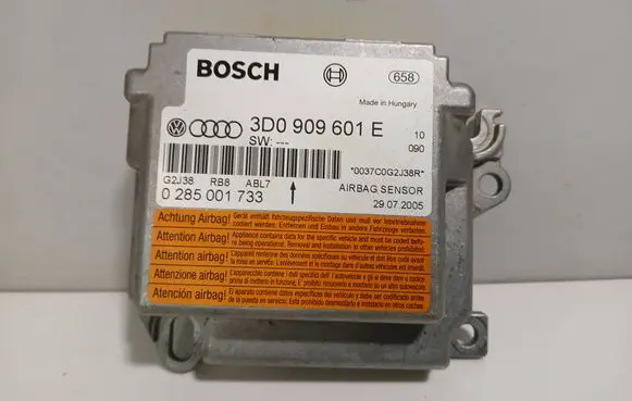 Volkswagen Phaeton Airbag control unit/module 3D0909601E 0037C0G2J38R 0285001733