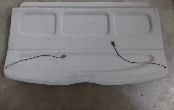 Parcel shelf load cover
