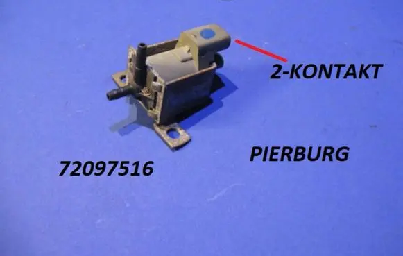Opel Zafira A Turbo solenoid valve 72097516