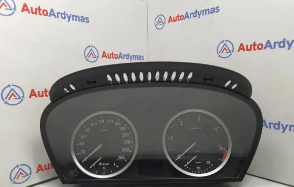 BMW 5 E60 E61 Speedometer (instrument cluster) 6983153 62116983153