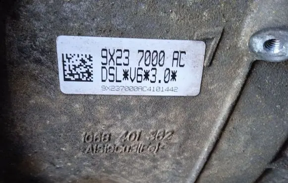 Jaguar XF Automatic gearbox 9X237000AC