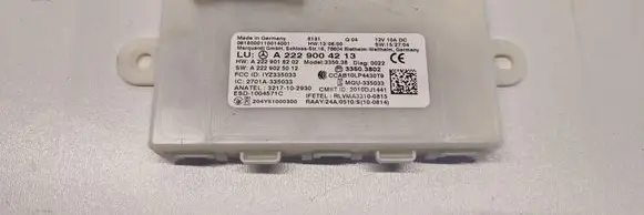 Mercedes-Benz GLC C253 Keyless (KESSY) go control unit/module A2229004213