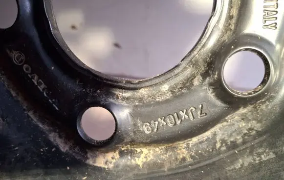 Volvo S60 R16 steel rim 9173122