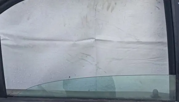 Fiat Marea Rear door window glass Pilka