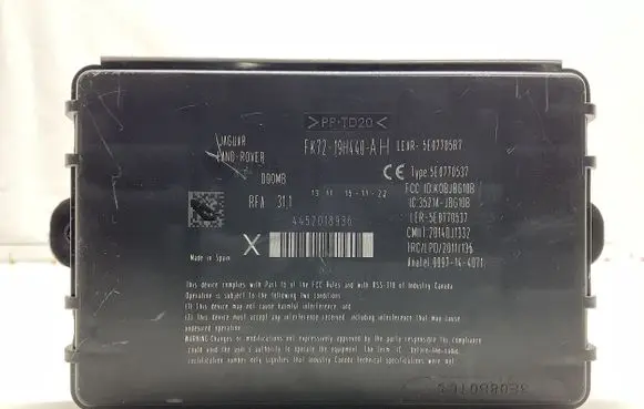 Jaguar F-Type Other control units/modules FK72-19H440-AH E08B010