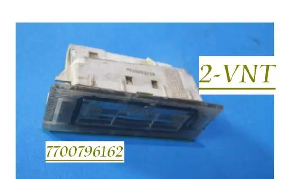 Opel Movano A Number plate light 7700796162