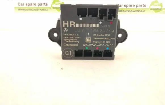 Mercedes-Benz E W212 Door control unit/module DALISID2780 2129008427 2129004918
