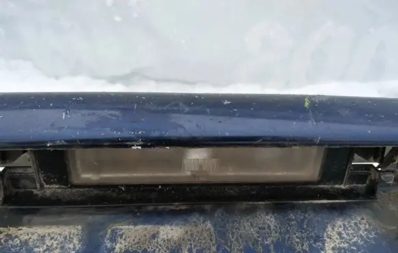 Toyota Yaris Number plate light