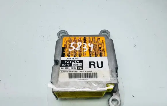 Toyota Yaris Airbag control unit/module 891700D540 C0B15410F2 2310006300