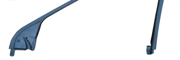 Front door glass trim molding