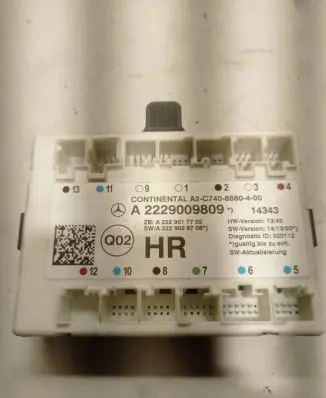 Mercedes-Benz S W222 Door control unit/module A2229009809 A2229028708 A2229017702