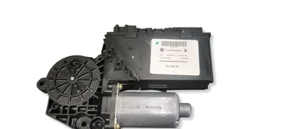 Volkswagen Touareg I Front door window regulator motor 3D1959792